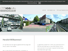 Tablet Screenshot of igs-ingenieure.de